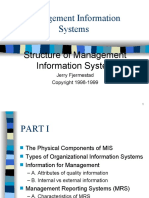 Structure of Management Information Systems