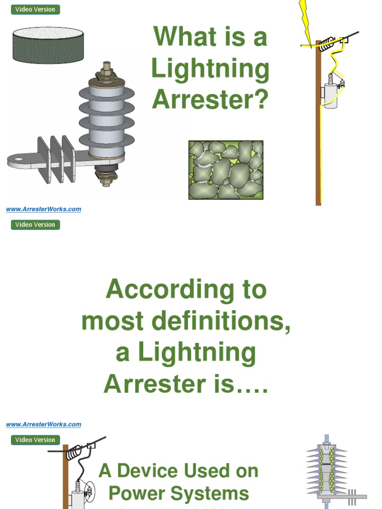 Animation of How An Arrester Works | PDF | Components | Electrical ...