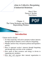 The Union Strategies and Structures For Representing Workers