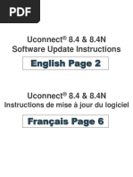 Uconnect 8.4 & 8.4N Software Update Instructions: English Page 2