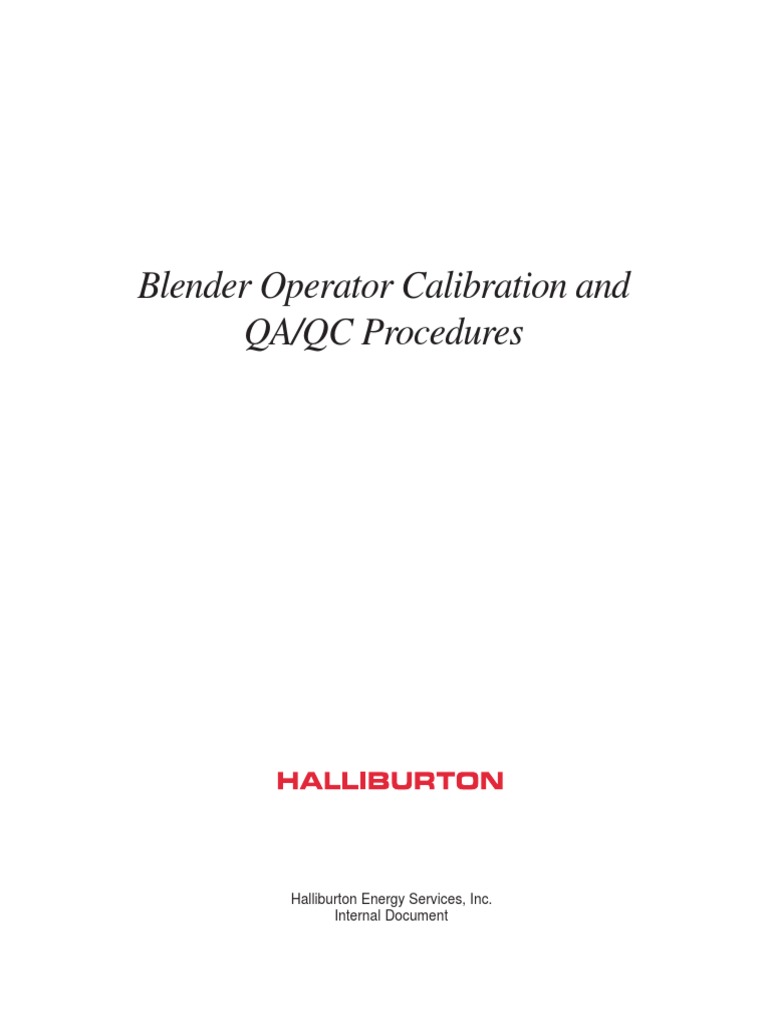 Blender Operator Manual PDF PDF Pump Calibration