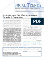 Ecumenical Declaration Advances Lutheran-Catholic Unity
