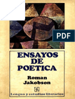 Jakobson Ensayos de Poética