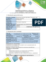 Guía de Actividades y Rúbrica de Evaluación - Tarea 3 - Evaluar Fuentes de Contaminación