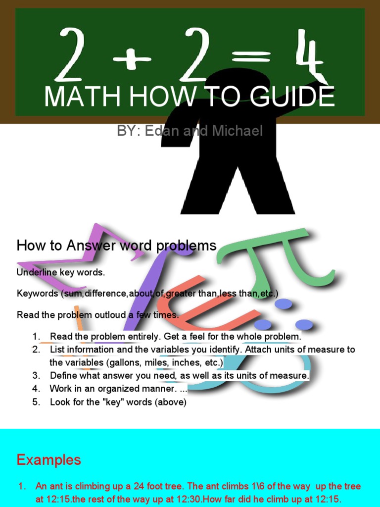 Solve Math Word Problems Easily | PDF