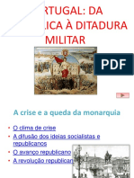 Portugalda 1 Arepublicaaditaduramilitar