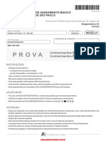 (2014) Engenheiro I - Civil - Sabesp - Prova