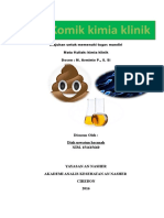 Komik Kimia Klinik: Diajukan Untuk Memenuhi Tugas Mandiri Mata Kuliah: Kimia Klinik Dosen: M. Arminto P., S. Si