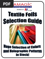 Textile Foils Selection Guide Amagic Holograhics v1201