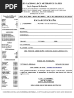XXIX Encontro Nacional de Veteranos da FEB - Inscrição