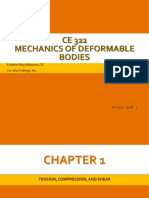 CE 322 Mechanics of Deformable Bodies