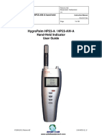 Rotronic Hygropalm Manual QC