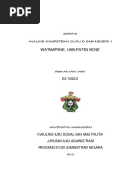 Download ANALISIS KOMPETENSI GURU DI SMK NEGERI 1 WATAMPONE KABUPATEN BONEpdf by Mus Kari SN364747154 doc pdf