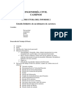 Anexo - Estructura Del Informe (II Parte) - Caminos