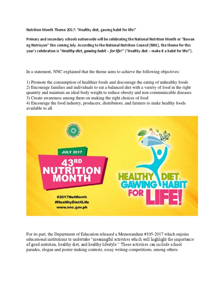 Nutrition month philippines 2021 image