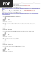 Understanding Motor Controls 3rd Edition Herman Test Bank