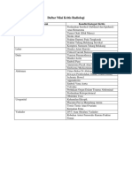 Daftar Nilai Kritis Radiologi