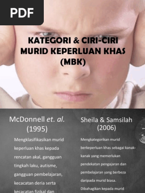 Ciri Ciri Murid Berkeperluan Khas Pdf