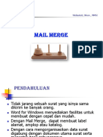 KSI - Pertemuan 2 - MailMerge