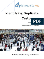 Identifying Duplicate Customers: Data Quality Pro Study Guide Series