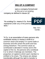 Meaning and Characteristics of a Company