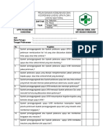 Daftar Tilik Pelaksanaan Komunikasi Dan Koordinasi