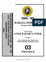 Soal Pra UN B. Indonesia SMA IPA Paket a (03) 2018 - Mahiroffice.com