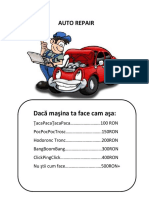 Auto Repair: Dacă Maşina Ta Face Cam Aşa