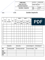 PH IMS SP12 FR04 Quotation Comparison