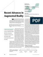 Recent Advances in Augmented Reality: Ronald Azuma