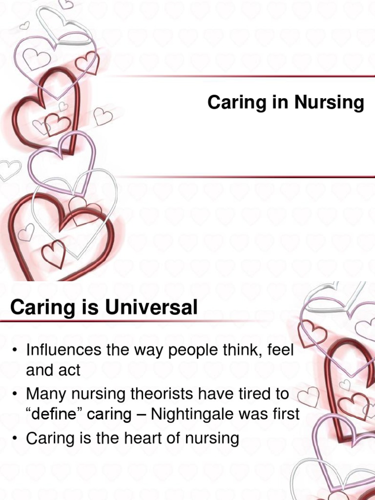 Caring in Nursing Nursing Patient