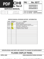 Download Hitachi 42HDT79 Service Manual by Ryan Snook SN36476837 doc pdf
