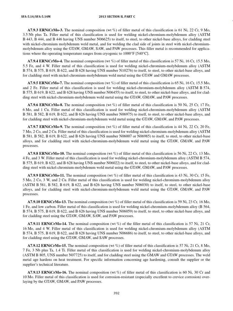 ASME BPVC Section II, Part C Overview | PDF | Welding | Construction