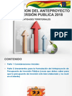 Directrices de Inversión Publica 2018