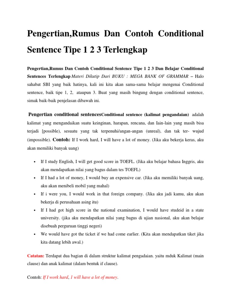 Anggi Pengertian Rumus Dan Contoh Conditional