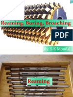 Reaming, Boring and Broaching Processes Explained