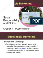 Duane Weaver's Class - MARK 160 Ethics and Sustainability