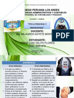 Etica Personal y Profesional