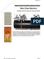 Maxi Chain Machine: Available in Electric, Manual or Pneumatic Models