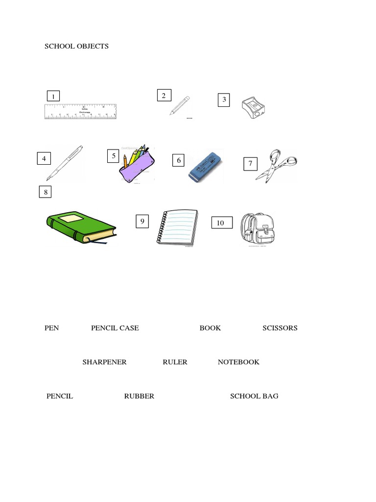 School Objects | PDF