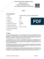 Sílabo Maestría Planificacion Recursos Empresariales