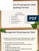 Managemen Penyimpanan Obat Digudang Farmasi