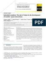 Embodied Numbers. The Role of Vision in The Development of Number-Space Interactions