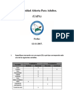 Tarea I de Estadistica.