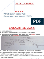 Causas de Los Sismos