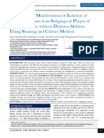 Oral Manifestations & Isolation of Candida Albicans From Subgingival Plaque