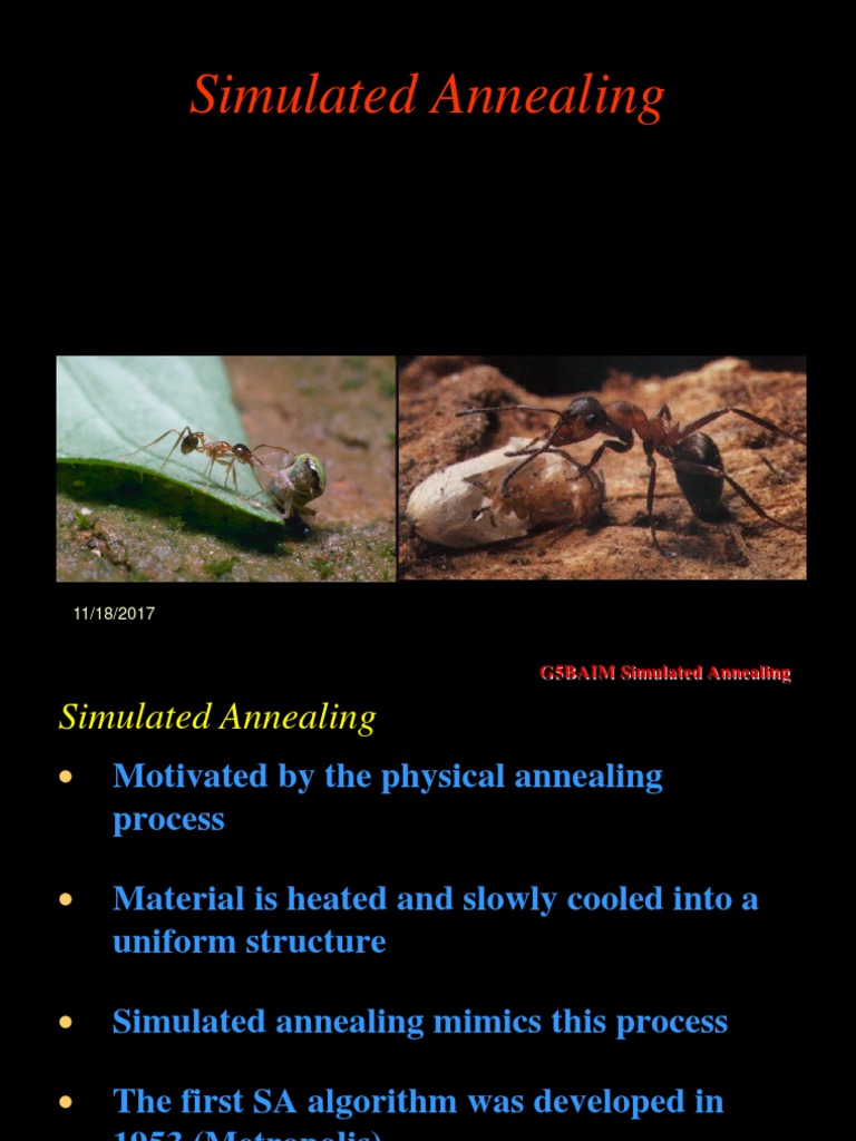 Simulated Annealing | PDF | Mathematical Optimization | Computational ...