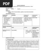 SESION de APRENDIZAJE Inv.clasificacion de Alimentos