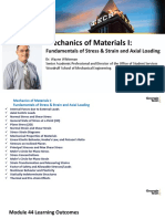 Mechanics of Materials I:: Fundamentals of Stress & Strain and Axial Loading