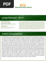 Rain Industries Limited Investor Presentation